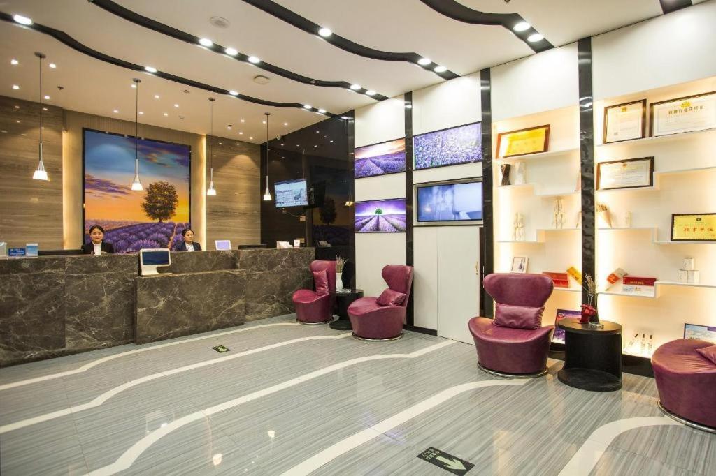 Lavande Hotels Heze Changjiang Road Wanda Plaza Bagian luar foto